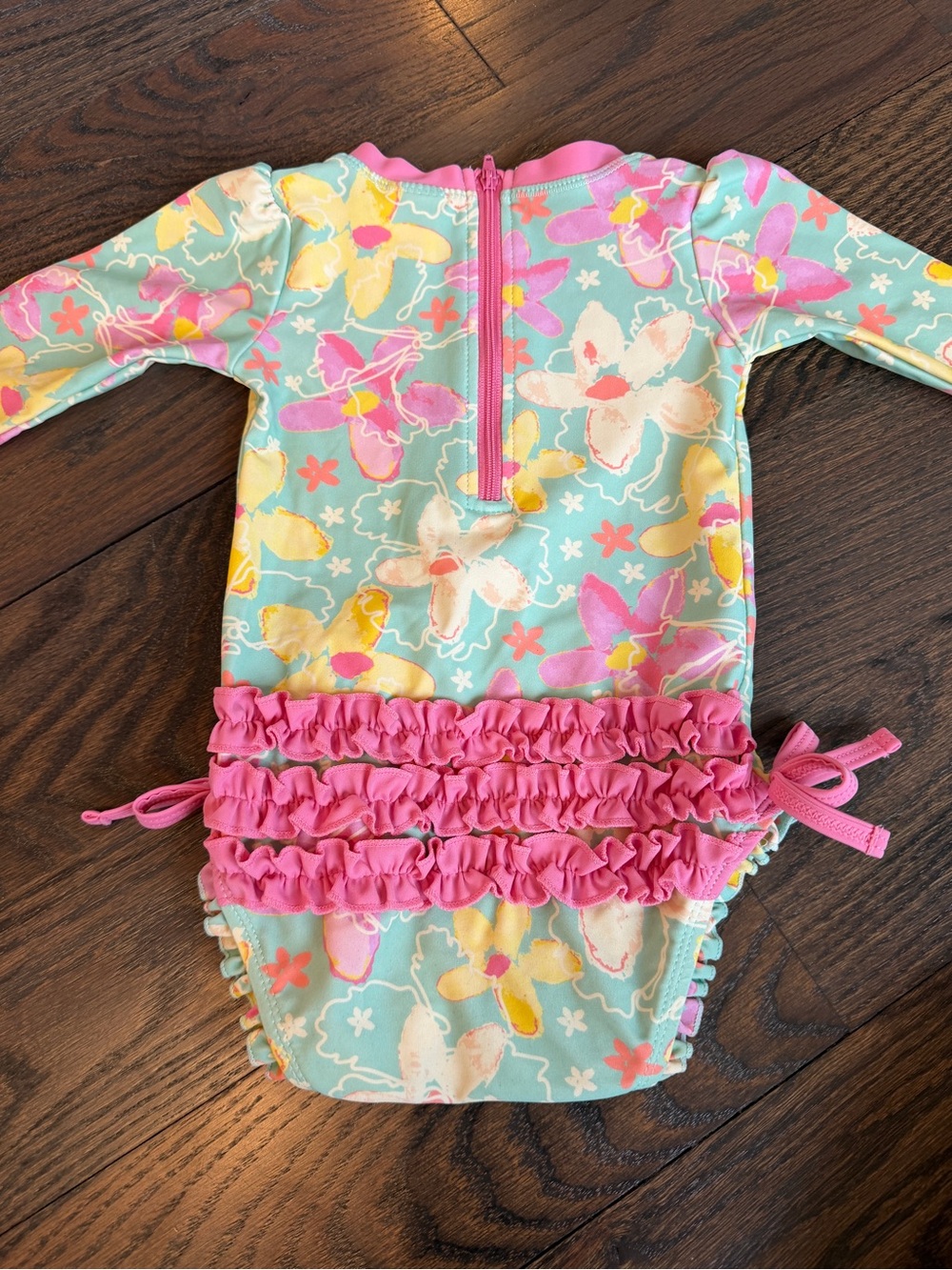 6-12 Month RuffleButts Swimsuit - Picture 4 of 7